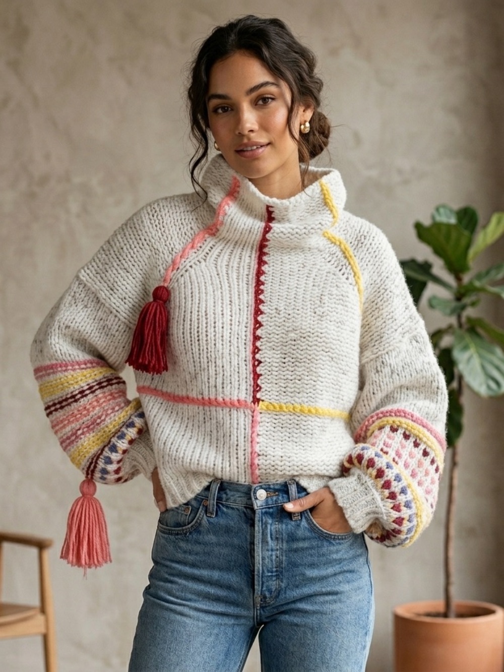 Urban Outfitters BDG Anissa Knit Sweater NWT Women’s White
